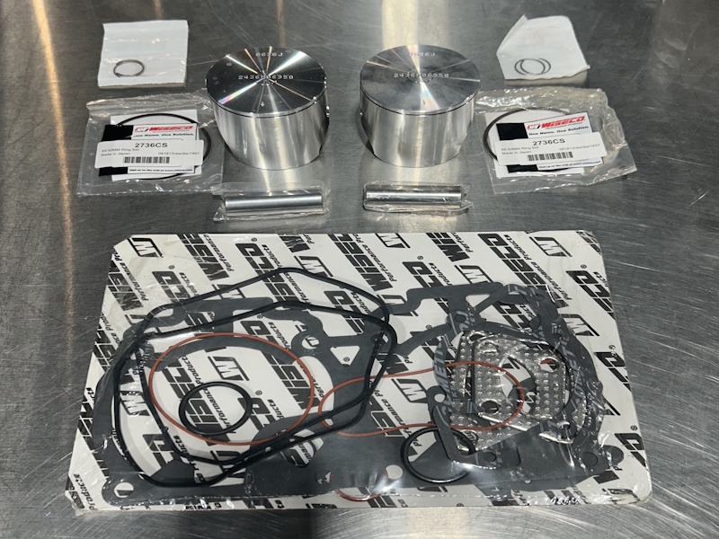 WISECO TOP END PISTON KIT SK1322 FOR SKI-DOO LIQUID COOLED ENGINES